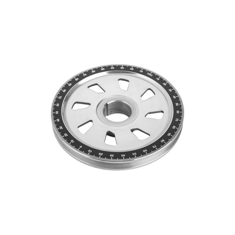 Polea aluminio SSP negra